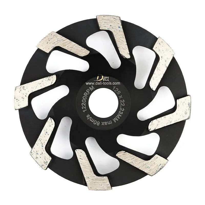 Dell-tools Diamant Schleifteller 125mm. Granit, Beton