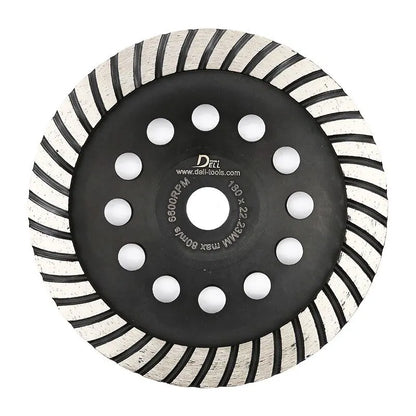 Dell-tools Diamant Schleifteller S-Turbo 180mm. Stein, Beton