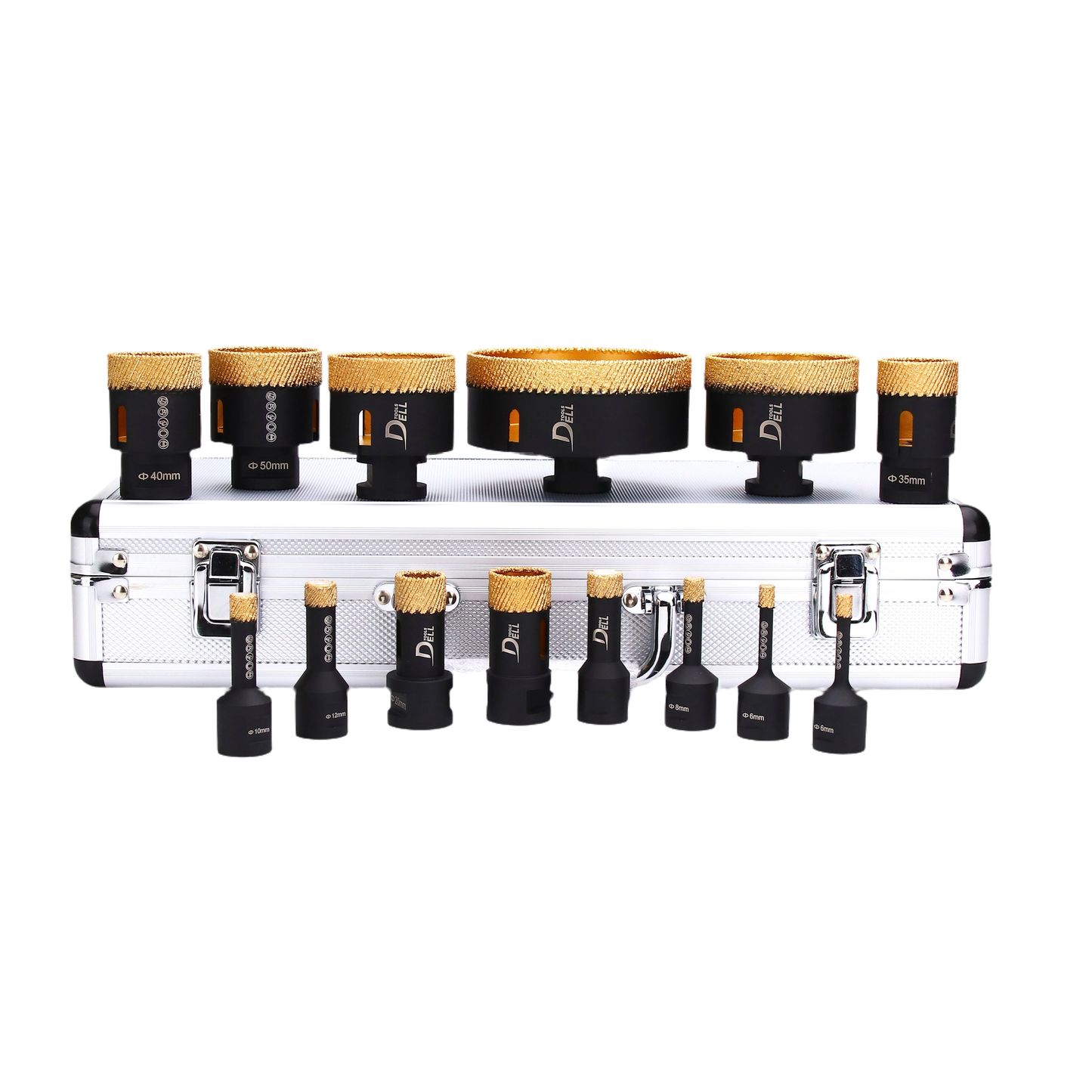 Dell-tools Diamant-Bohrkronen-Set 14-tlg. M14