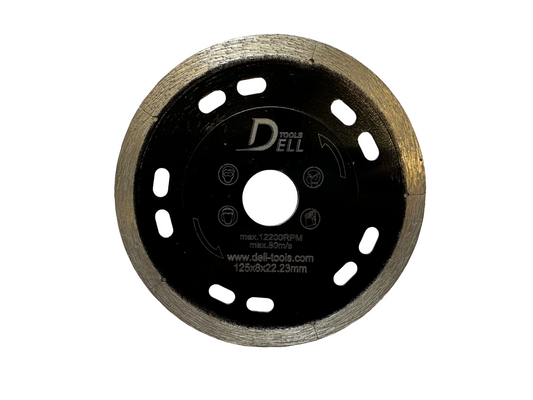 Dell-tools Diamanttrennscheibe Super thin Turbo 125mm Feinsteinzeug