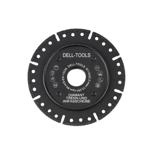 Dell-Tools Diamanttrenn/Anfasscheibe 115mm-180mm. Keramik, PVC